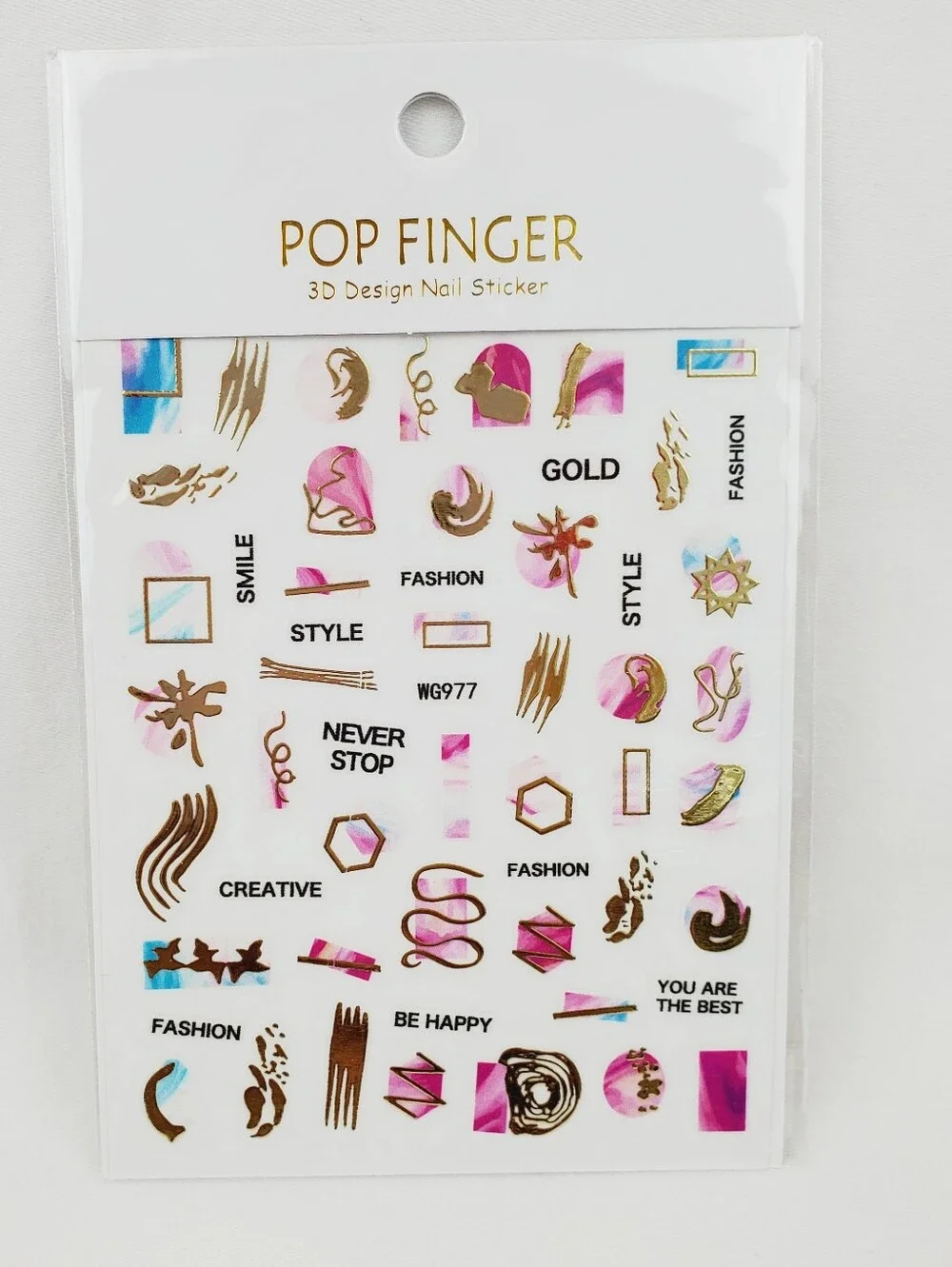 4 FOR $15 💕 Trendy Nail Art Transfer Stickers Decals